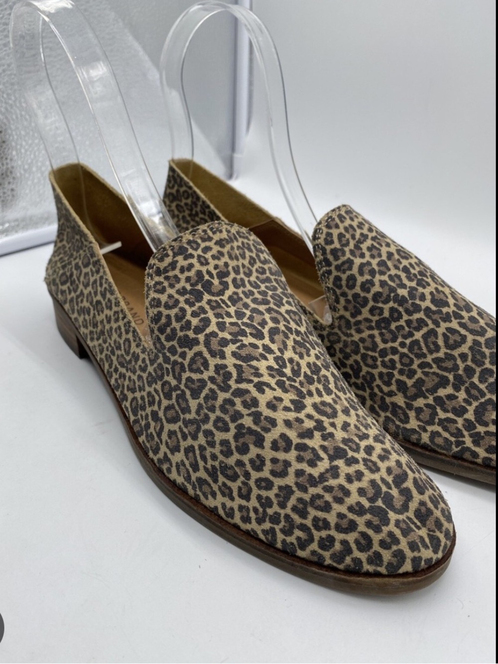 Lucky Brand Women's Leopard Print Slip-On Flats - Tan and Black